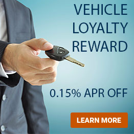 Vehicle Loyalty Reward. 0.15% APR off. Learn More.